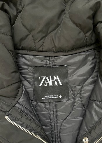 Siyah Kadın kapitone ceket mont - Görsel 4