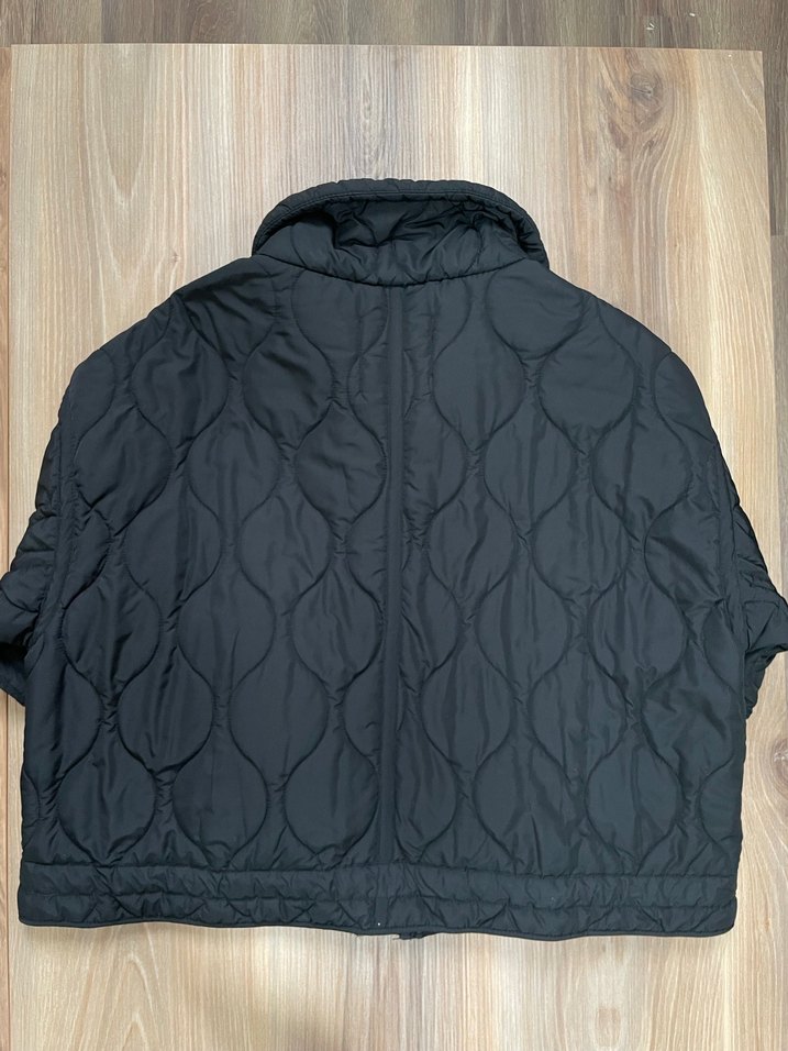 Siyah Kadın kapitone ceket mont - Görsel 2