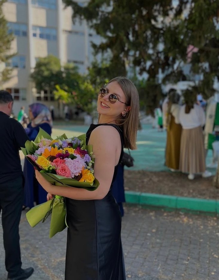 Siyah Drapeli Mini Mezuniyet Elbisesi - Görsel 3