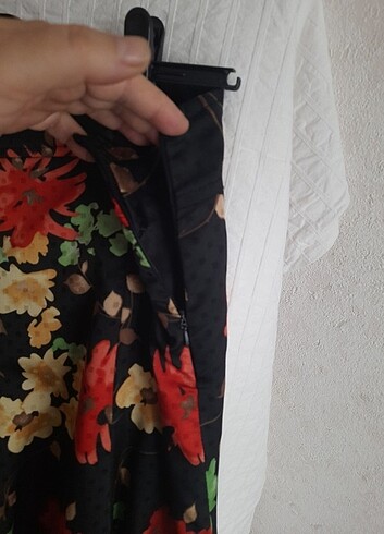 xl Beden Çiçekli etek