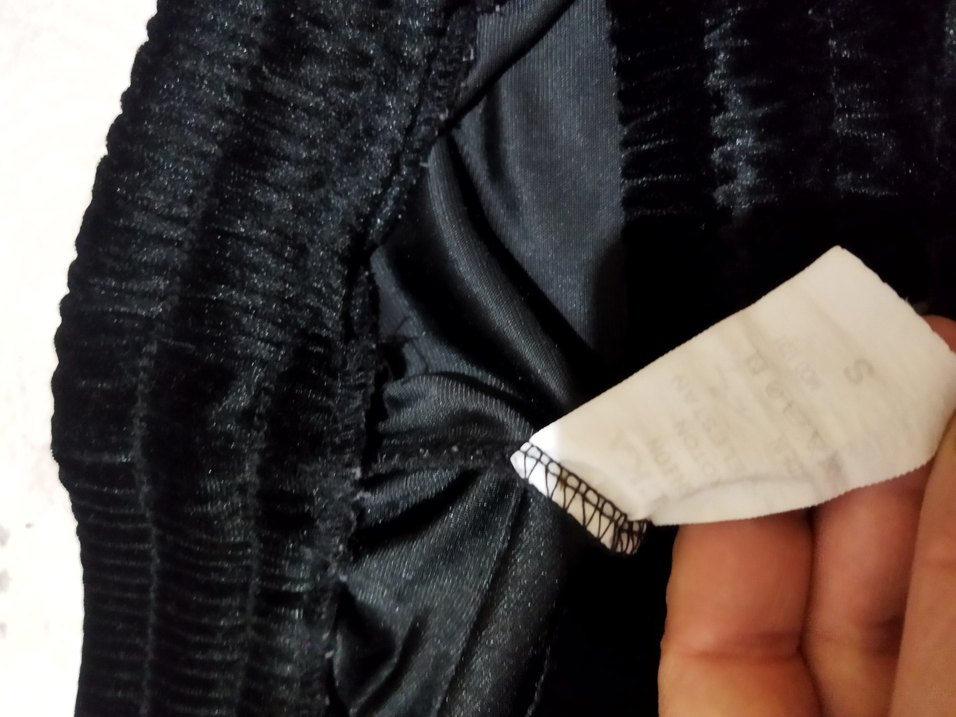 Siyah Dantel Detaylı Kadın kadife eşofman s beden ölçüleri görse - Görsel 3