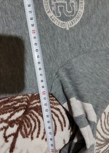 Gri Kapüşonlu Kadın Sweatshirt ölçüler görsellerde mevcut - Görsel 4