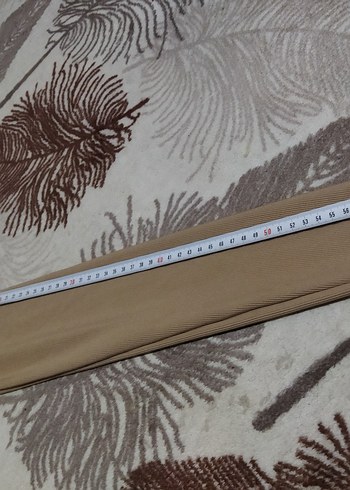 Bej V Yakalı Kadın Triko ölçüleri görselde mevcut az kullanıldı - Görsel 6