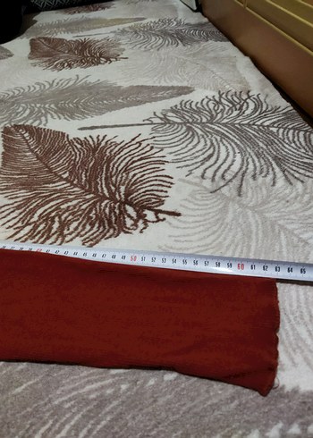 Düğmeli Uzun Kollu Kırmızı V Yaka Bluz - Görsel 5