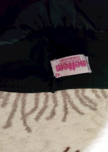 Düğmeli Yeşil Uzun Kadın Etek ölçüler görsellerde mevcut 42 bede - Görsel 6