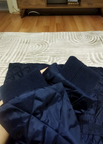 Kemerli Lacivert Kadın Uzun Kışlık Mont tekliflere açığım 44 bdn - Görsel 11