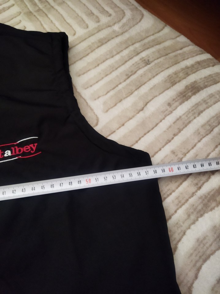 Siyah Fermuarlı Erkek Polar Yelek L beden - Görsel 3