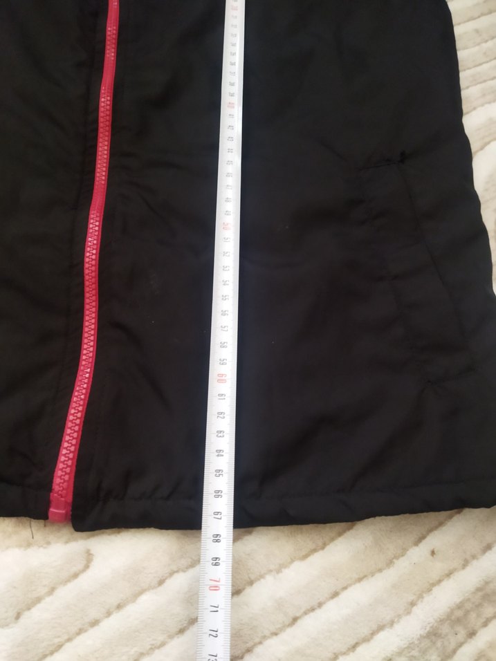 Siyah Fermuarlı Erkek Polar Yelek L beden - Görsel 2