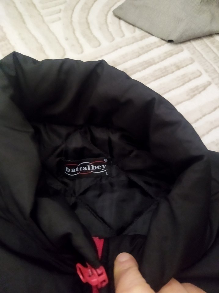 Siyah Fermuarlı Erkek Polar Yelek L beden - Görsel 4