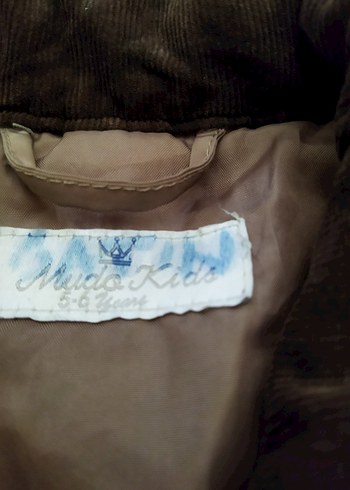 Düğmeli Kahverengi erkek çocuk 5 6 yaş  Ceket - Görsel 3