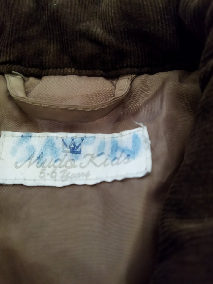 Düğmeli Kahverengi erkek çocuk 5 6 yaş  Ceket - Görsel 3