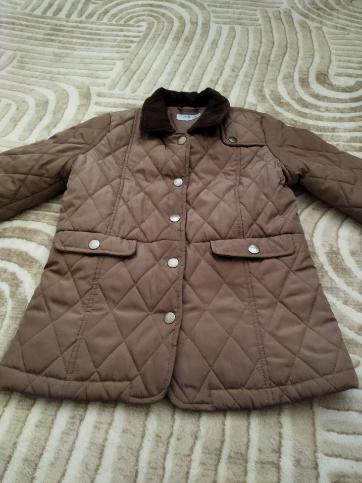 Düğmeli Kahverengi erkek çocuk 5 6 yaş  Ceket - Görsel 2