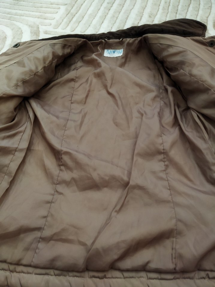 Düğmeli Kahverengi erkek çocuk 5 6 yaş  Ceket - Görsel 5