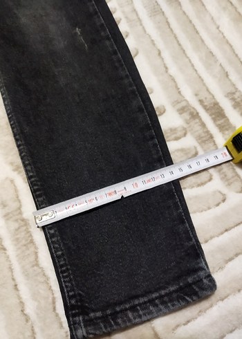 Düğmeli Siyah Erkek Kot Pantolon ölçüleri görselde mevcut az ku - Görsel 6