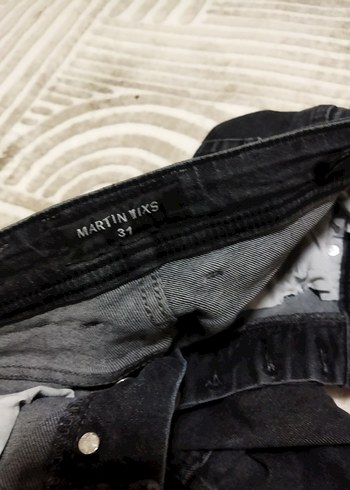 Düğmeli Siyah Erkek Kot Pantolon ölçüleri görselde mevcut az ku - Görsel 9