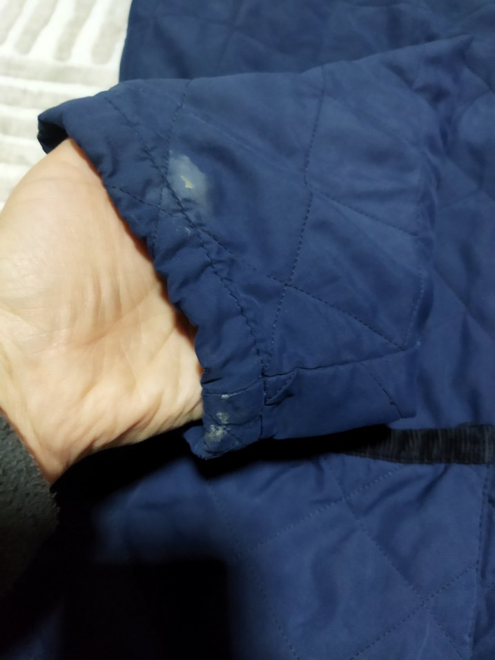 Düğmeli Lacivert Erkek Mont 3 xl kolları defolu - Görsel 3