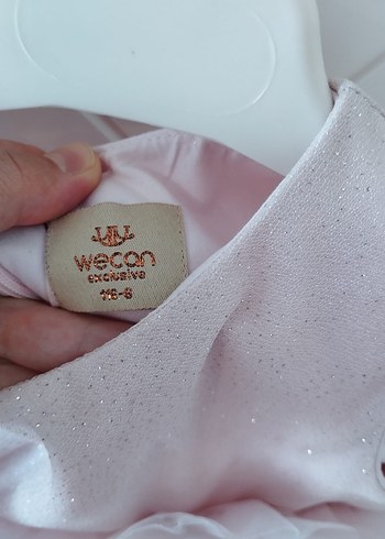 Pembe Renkli Kız Çocuk Fırfırlı Elbise - Görsel 3