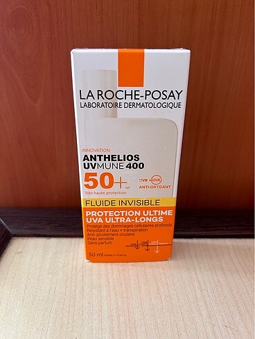 La roche posay anthelios invisible fluid güneş kremi renksiz