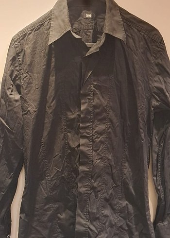 TWEEN Erkek Gömlek | Koyu Gri | Arka Baskılı | Slim Fit - Görsel 2