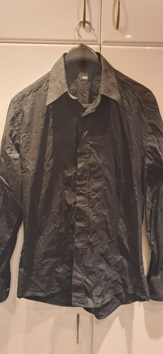 TWEEN Erkek Gömlek | Koyu Gri | Arka Baskılı | Slim Fit - Görsel 2