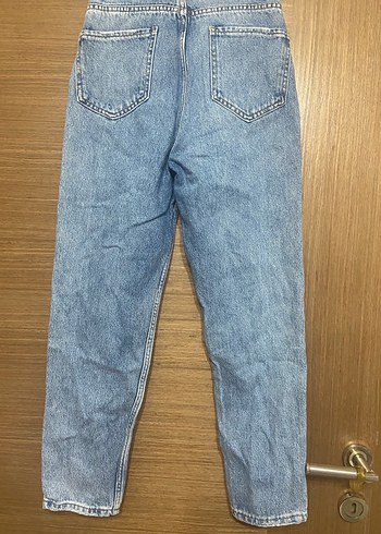 Kadın Mavi Midi Denim Jean - Görsel 3