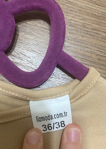 Bej Uzun Kollu Salaş Elbise - Görsel 3