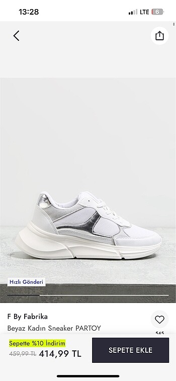 Fabrika Fabrika sneaker partoy