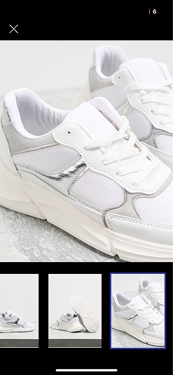 38 Beden beyaz Renk Fabrika sneaker partoy