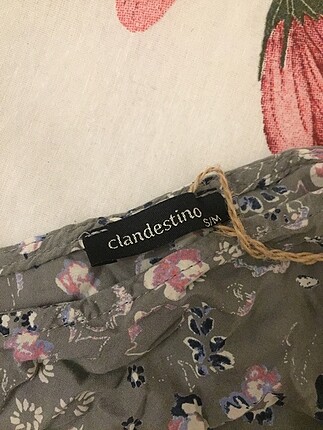 CLANDESTINO Hiç giyilmedi