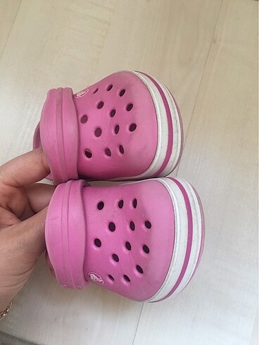 Crocs Crocs c6 22 numara pembe terlik