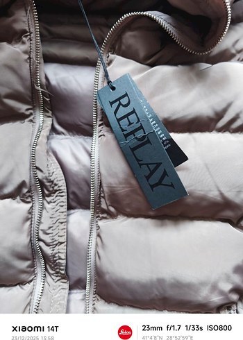 Bej Kadın uzun Kışlık Mont - Görsel 4