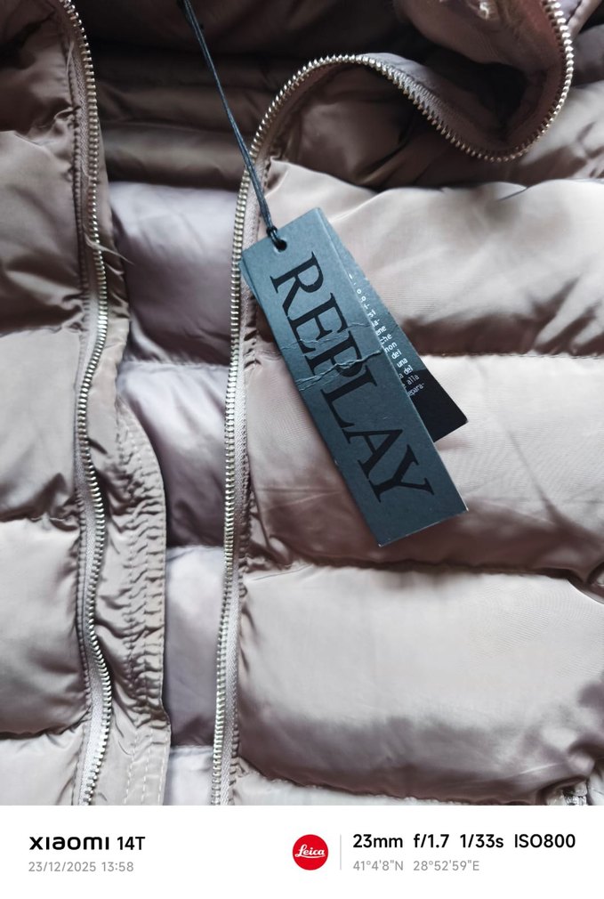 Bej Kadın uzun Kışlık Mont - Görsel 4