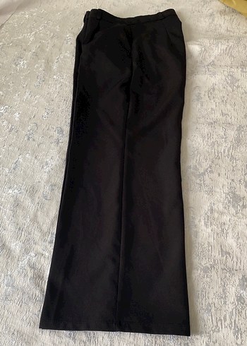 Siyah Kadın Kumaş Pantolon Regular Fit