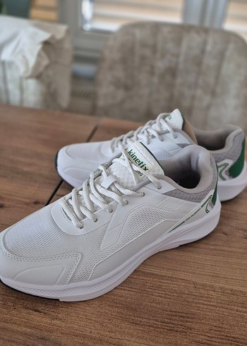 40 Beden Kinetix Beyaz Gri Erkek Spor Ayakkabı