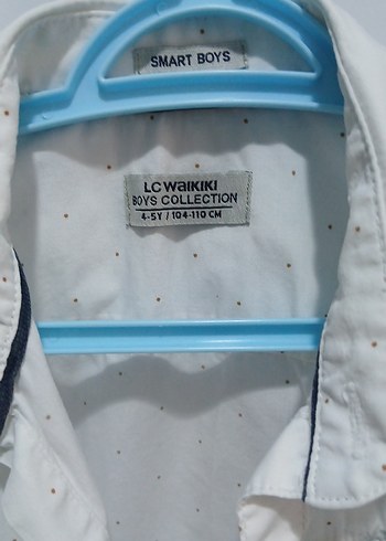 Erkek Çocuk Beyaz Kısa Kollu Pamuklu Gömlek - Görsel 2