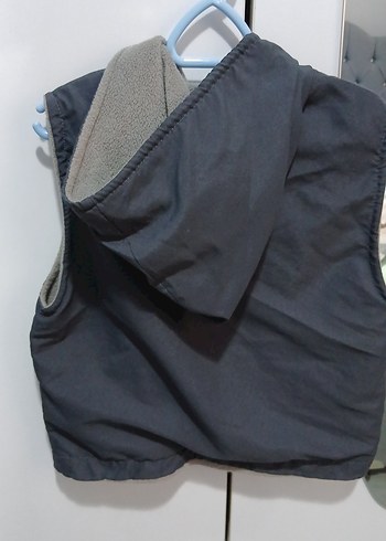 Gri Fermuarlı Erkek Çocuk Yelek - Görsel 2