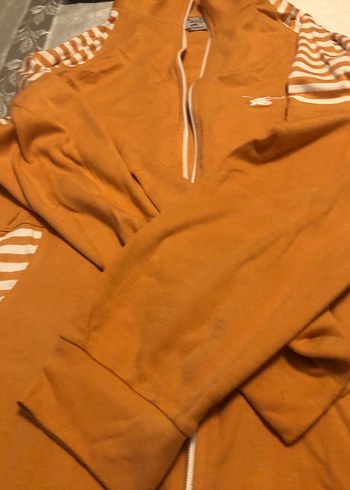 Turuncu Desenli Uzun Kollu  fermarli sweet - Görsel 3