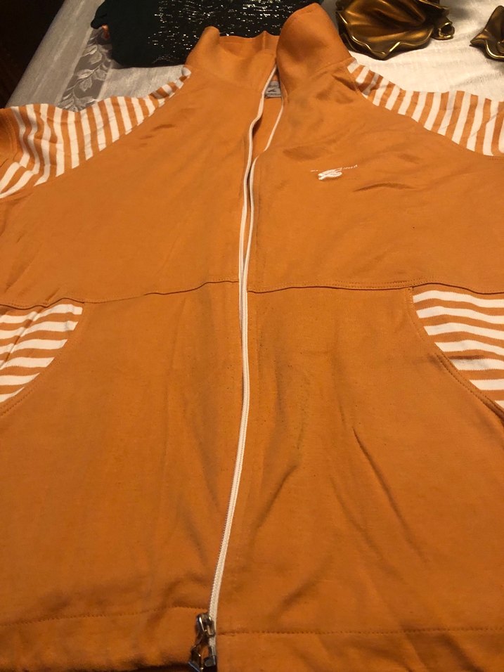 Turuncu Desenli Uzun Kollu  fermarli sweet - Görsel 5