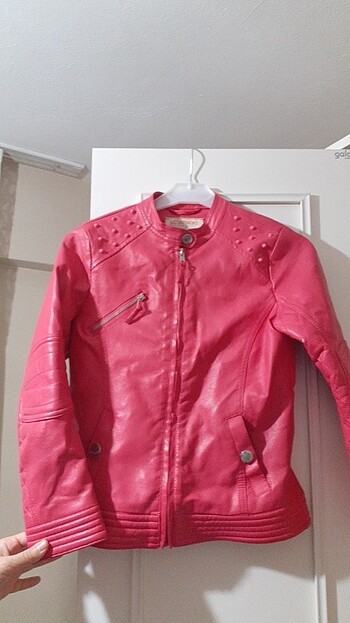 LC Waikiki Pembe Deri Ceket