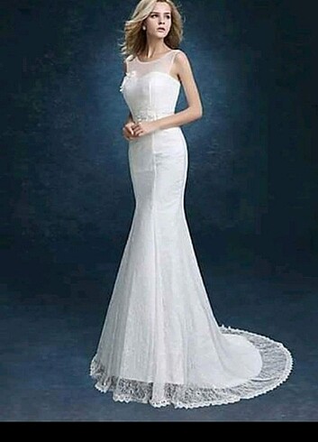 Balık model gelinlik 