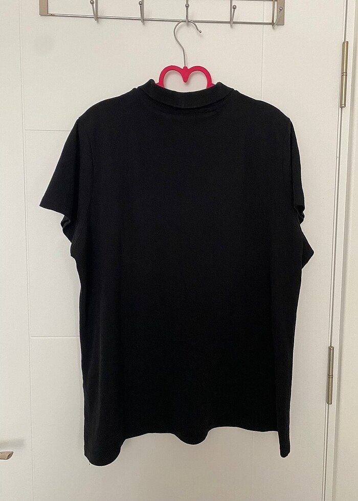 Lcwaikiki siyah polo yaka tshirt - Görsel 2