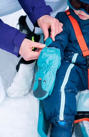 Decathlon çocuk bebek kar eldiveni