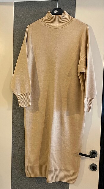 QU STYLE triko oversize elbise