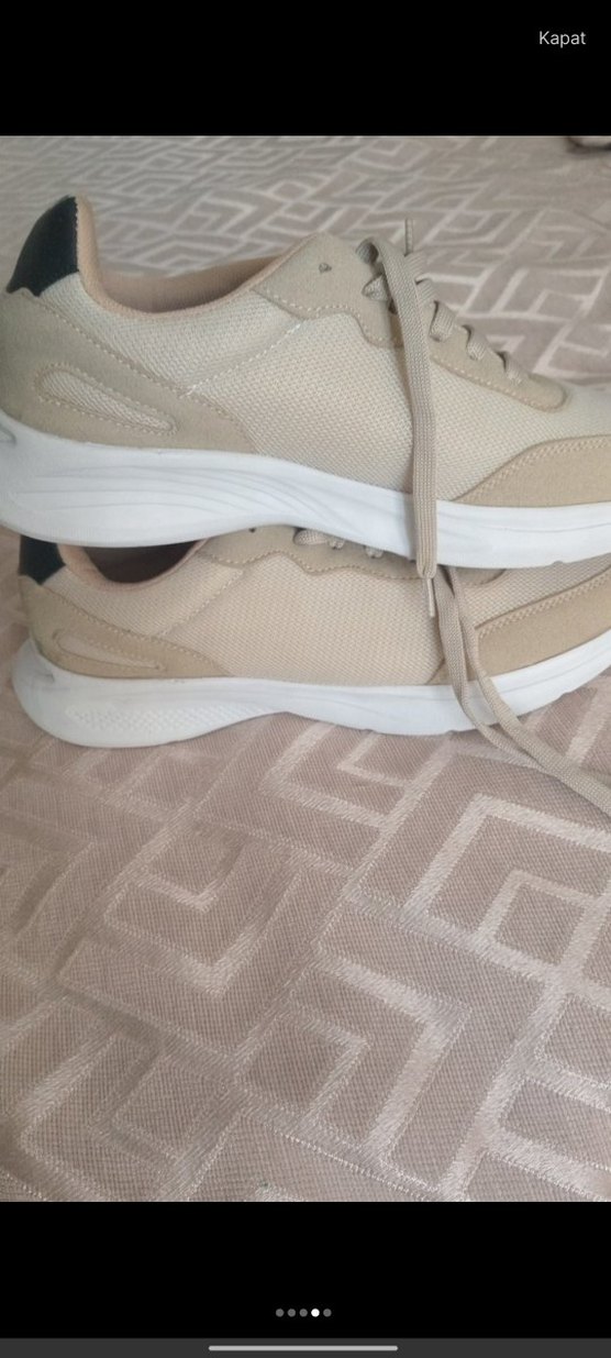 Bej erkek spor ayakkabı - Görsel 2