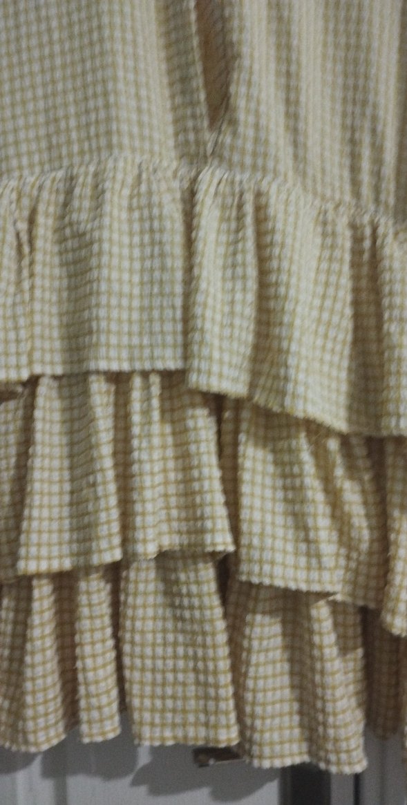 Bej Fırfırlı Hamile Bluzu - Görsel 3