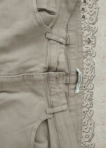 Bej Erkek Normal Kesim Günlük Pantolon - Görsel 2