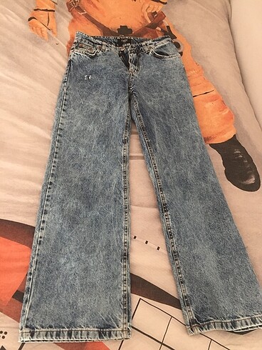 İspanyol paça kot pantalon