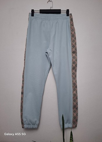 Kemerli Mavi Kadın Eşofman Altı - Görsel 2