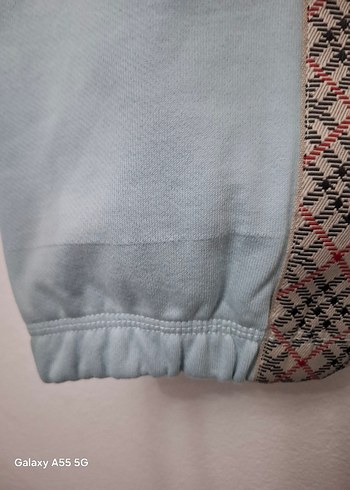 Kemerli Mavi Kadın Eşofman Altı - Görsel 4