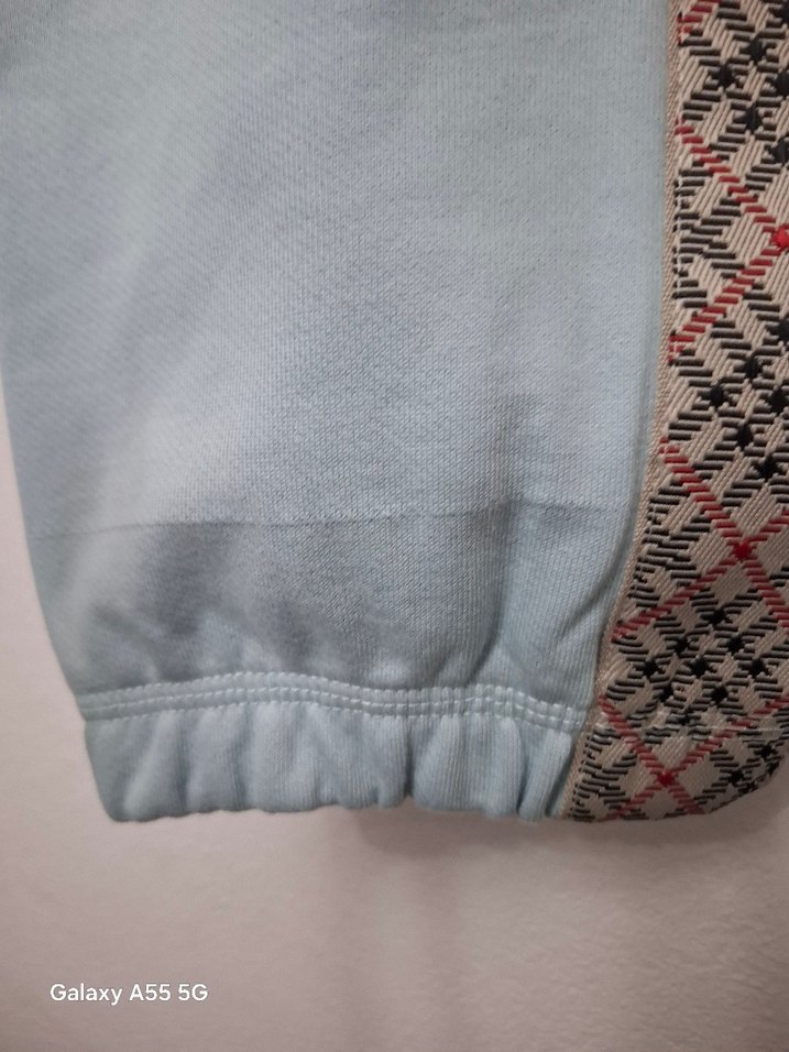 Kemerli Mavi Kadın Eşofman Altı - Görsel 4